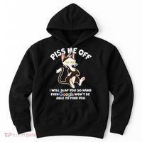 Funny Piss Me Off Cat Meme Hoodie thumb 0