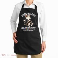 Funny Piss Me Off Cat Meme Apron thumb 2