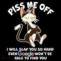 Funny Piss Me Off Cat Meme Mousepad thumb 1