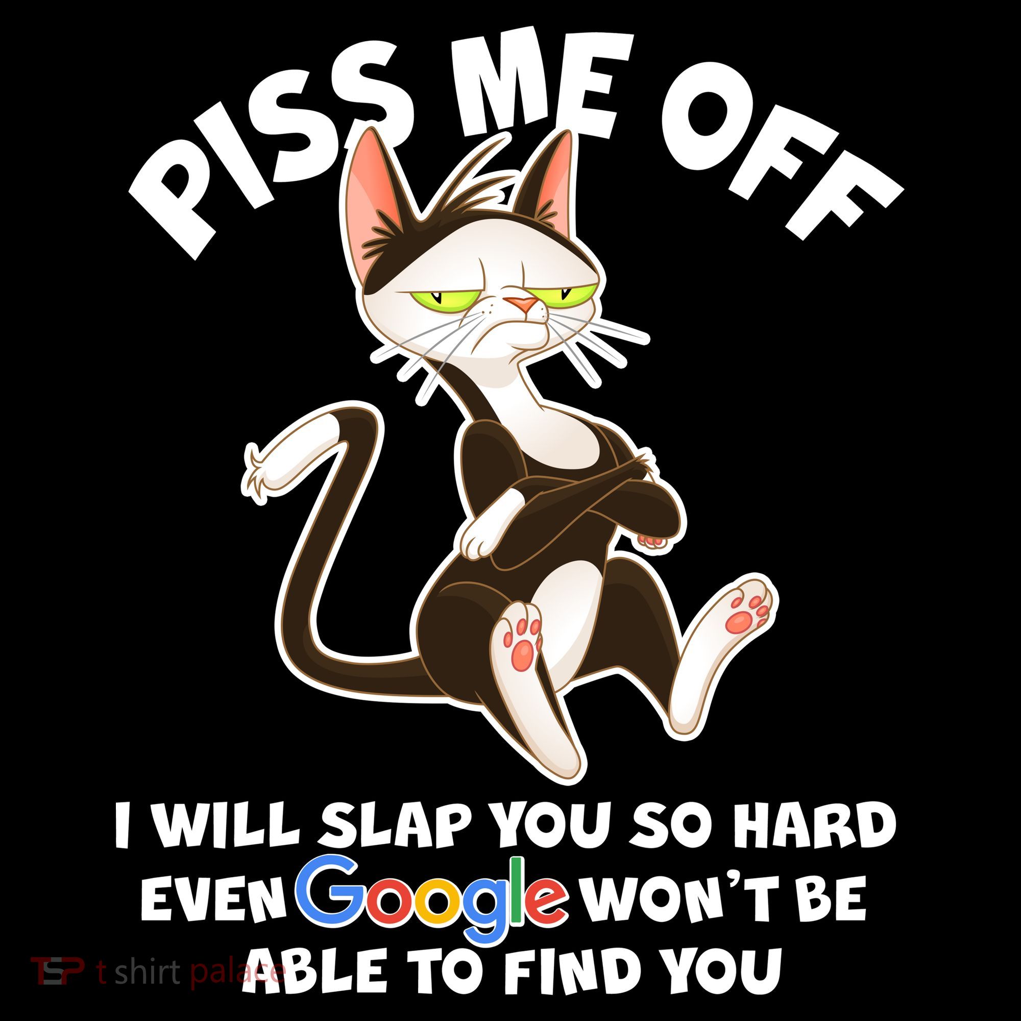 Funny Piss Me Off Cat Meme Women's Tank Top