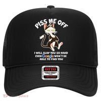 Funny Piss Me Off Cat Meme Hat thumb 0