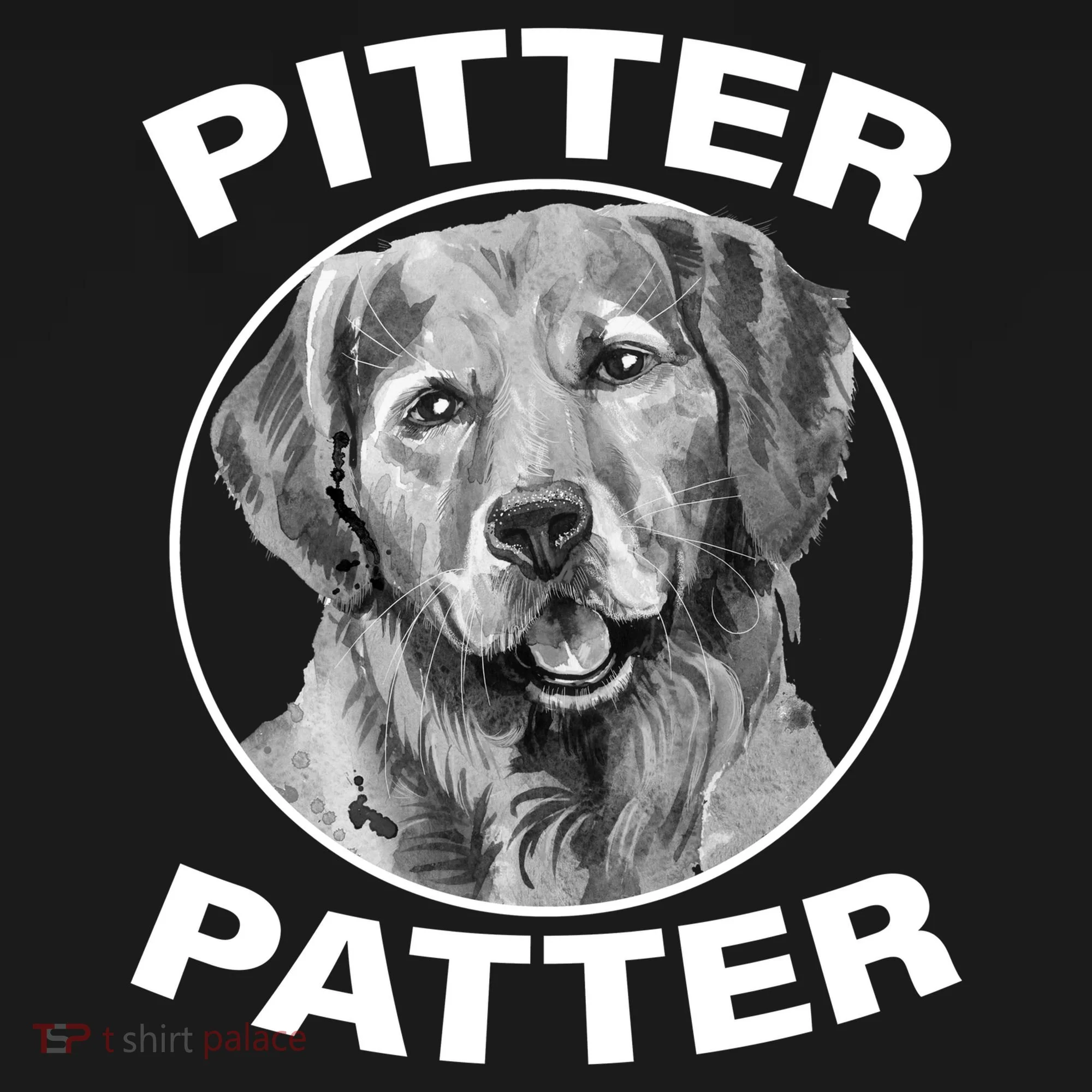 Funny Pitter-Patter Arch Doggie Tank