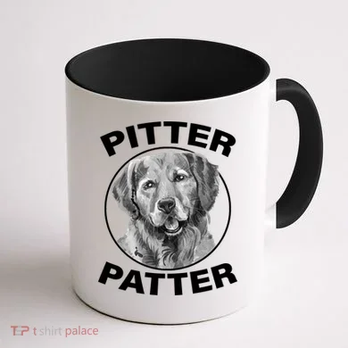 Funny Pitter-Patter Arch Coffee Mug back