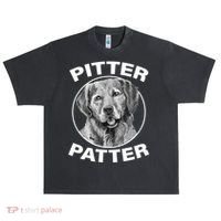 Funny Pitter-Patter Arch Urban Oversized Heavyweight T-Shirt thumb 0