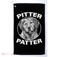 Funny Pitter-Patter Arch Golf Towel thumb 0