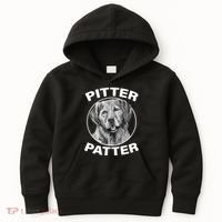 Funny Pitter-Patter Arch Kids Hoodie thumb 0