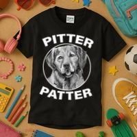 Funny Pitter-Patter Arch Kids T-Shirt thumb 3
