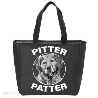 Funny Pitter-Patter Arch Tote Bag