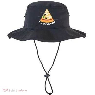 Funny Pizza Food Pyramid Bucket Hat