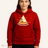 Funny Pizza Food Pyramid Hoodie thumb 5