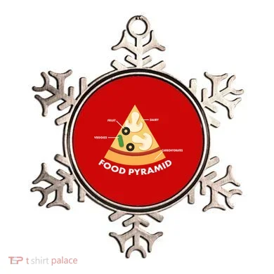 Funny Pizza Food Pyramid Ornament