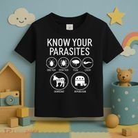 Funny Political Meme Know Your Parasites Toddler T-Shirt thumb 3