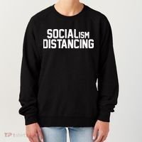 Funny Political Socialism Distancing  Women's Sweatshirt thumb 0