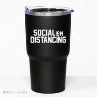 Funny Political Socialism Distancing  Tumbler thumb 0