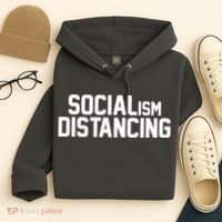 Funny Political Socialism Distancing  Hoodie thumb 4
