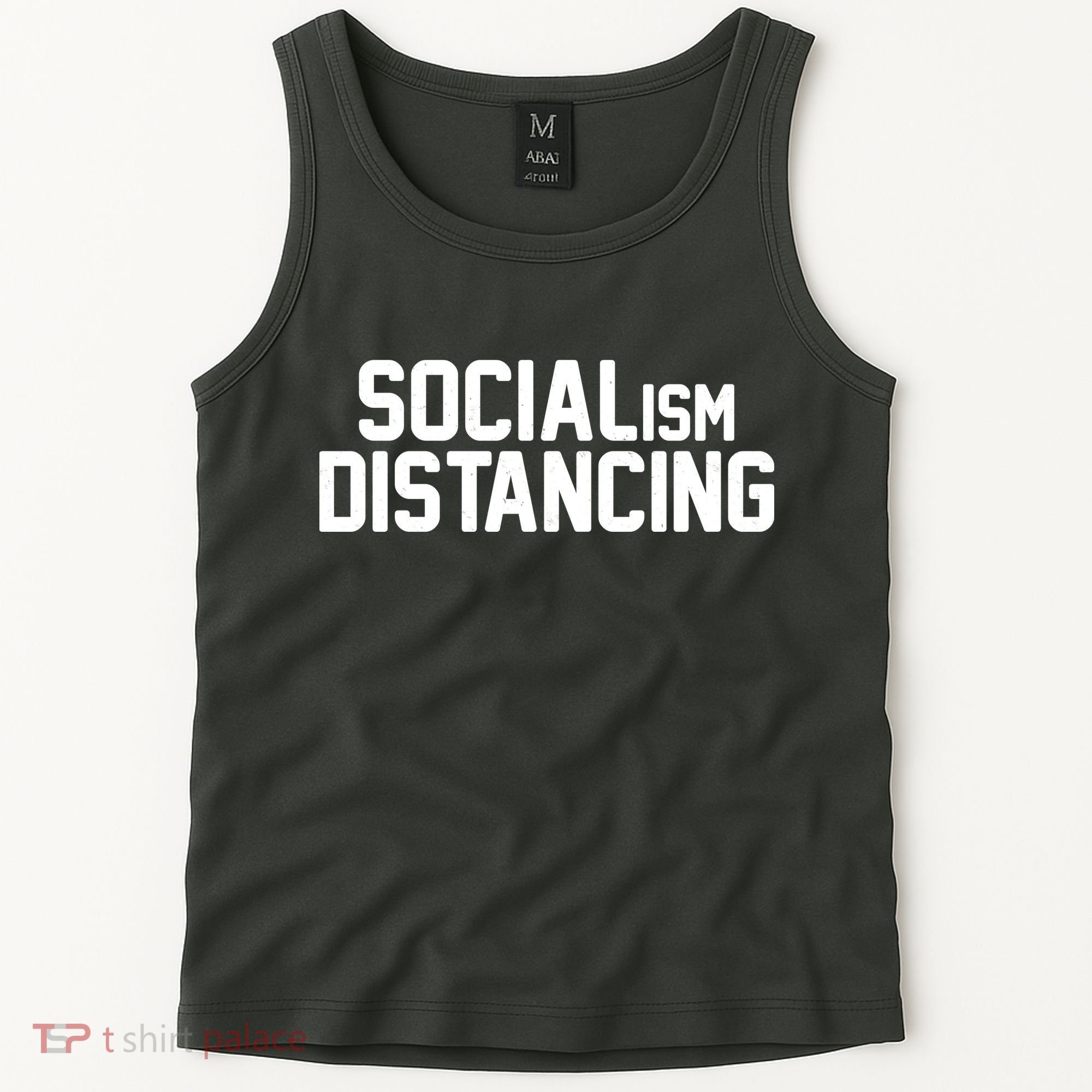 Funny Political Socialism Distancing  Tank Top