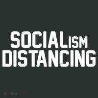Funny Political Socialism Distancing  Kids Long Sleeve Shirt thumb 2