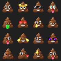 Funny Poop Emoji's Smiley Tumbler thumb 3