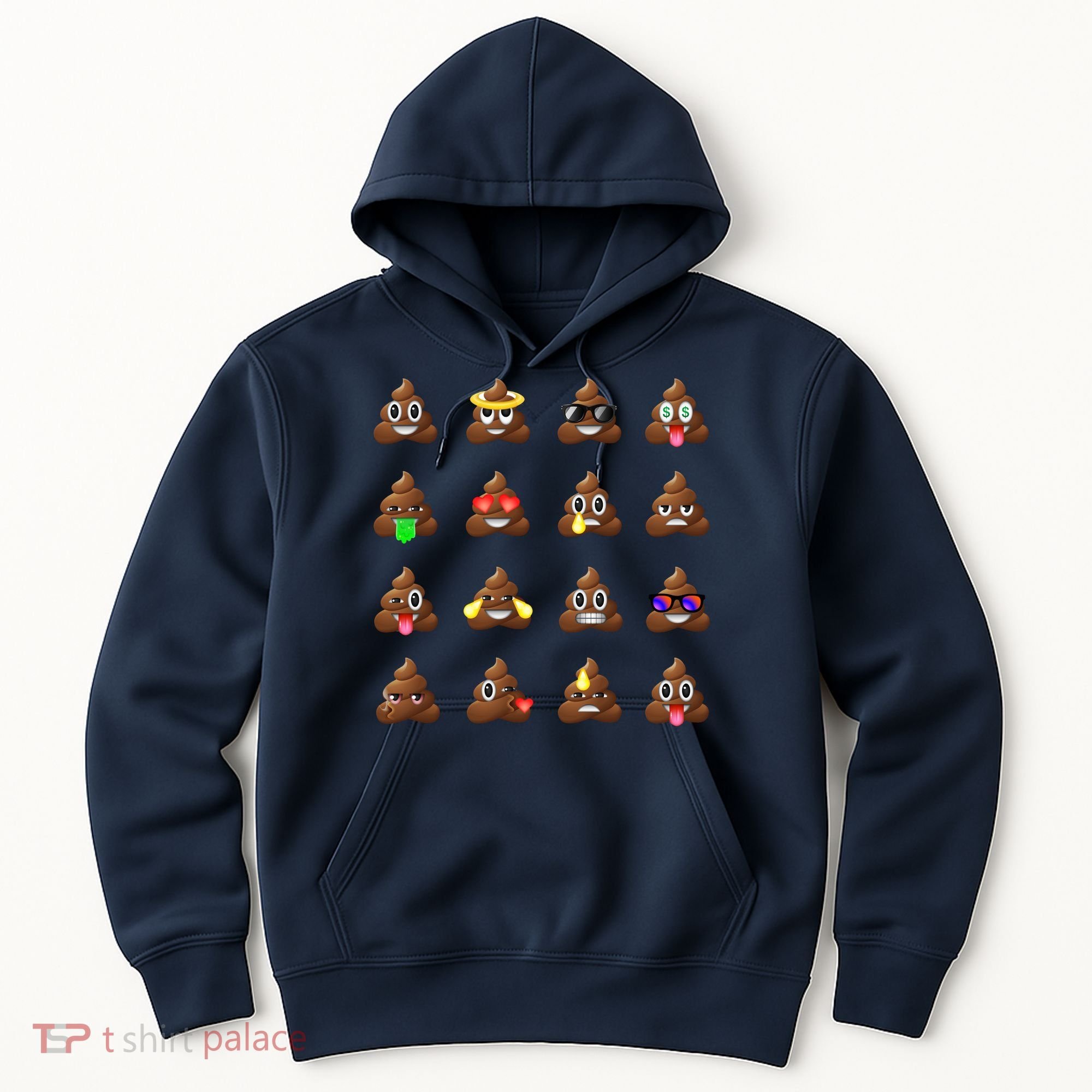 Funny Poop Emoji's Smiley Hoodie