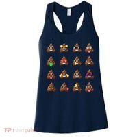 Funny Poop Emoji's Smiley Women's Tank Top thumb 0