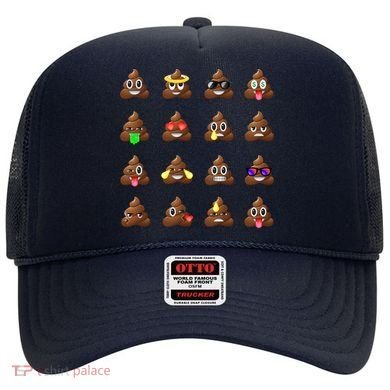 Funny Poop Emoji's Smiley Hat