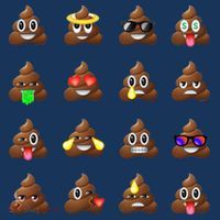 Funny Poop Emoji's Smiley Visor thumb 3