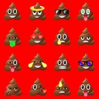 Funny Poop Emoji's Smiley Santa Hat thumb 1