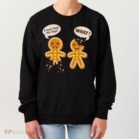 Funny Poor Gingerbread Christmas Cookies Women's Sweatshirt thumb 0