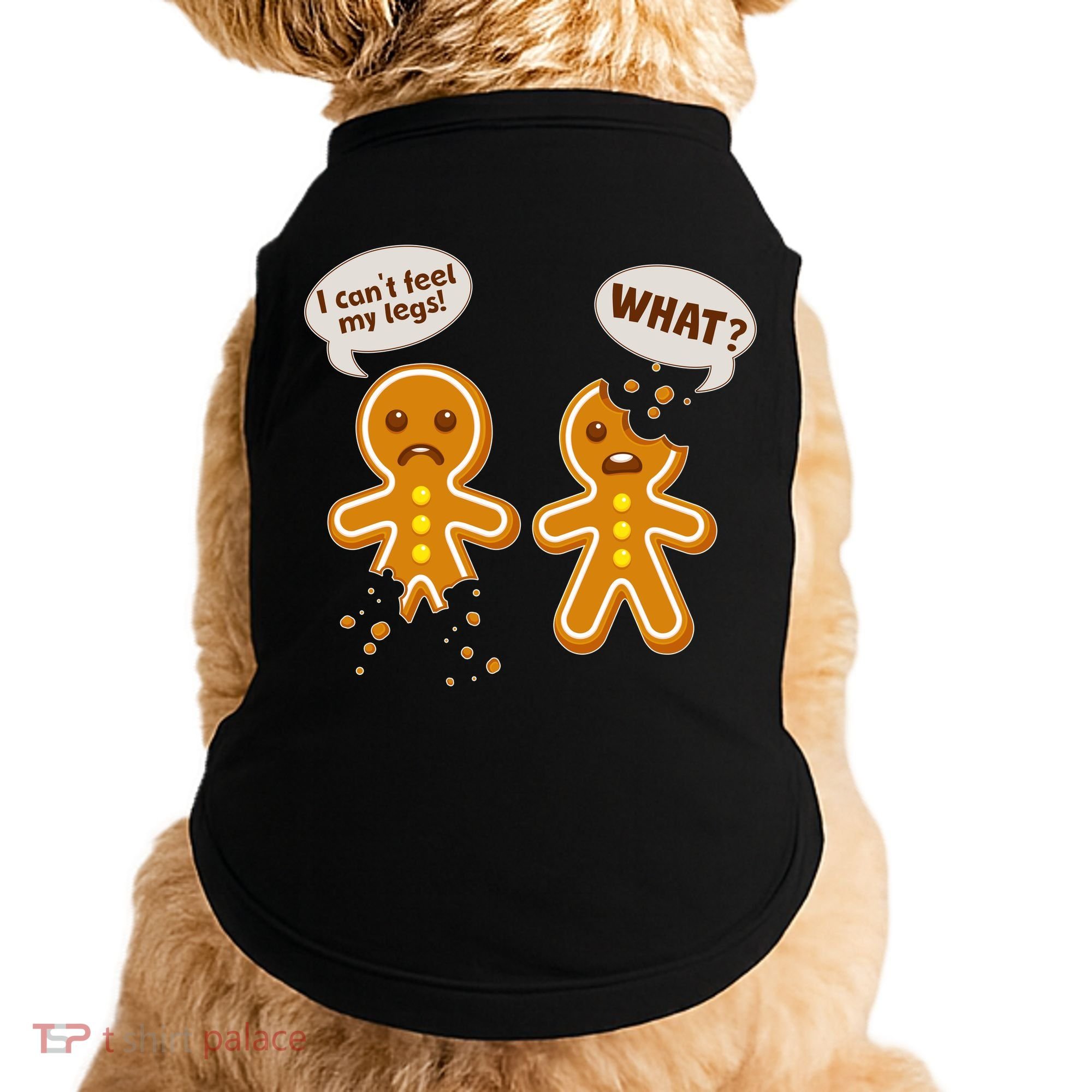 Funny Poor Gingerbread Christmas Cookies Doggie Tank