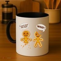 Funny Poor Gingerbread Christmas Cookies Coffee Mug thumb 4