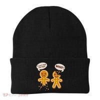 Funny Poor Gingerbread Christmas Cookies Beanie thumb 0
