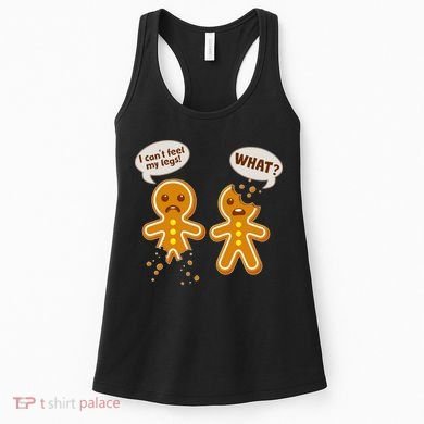 Funny Poor Gingerbread Christmas Cookies Women's Tank Top