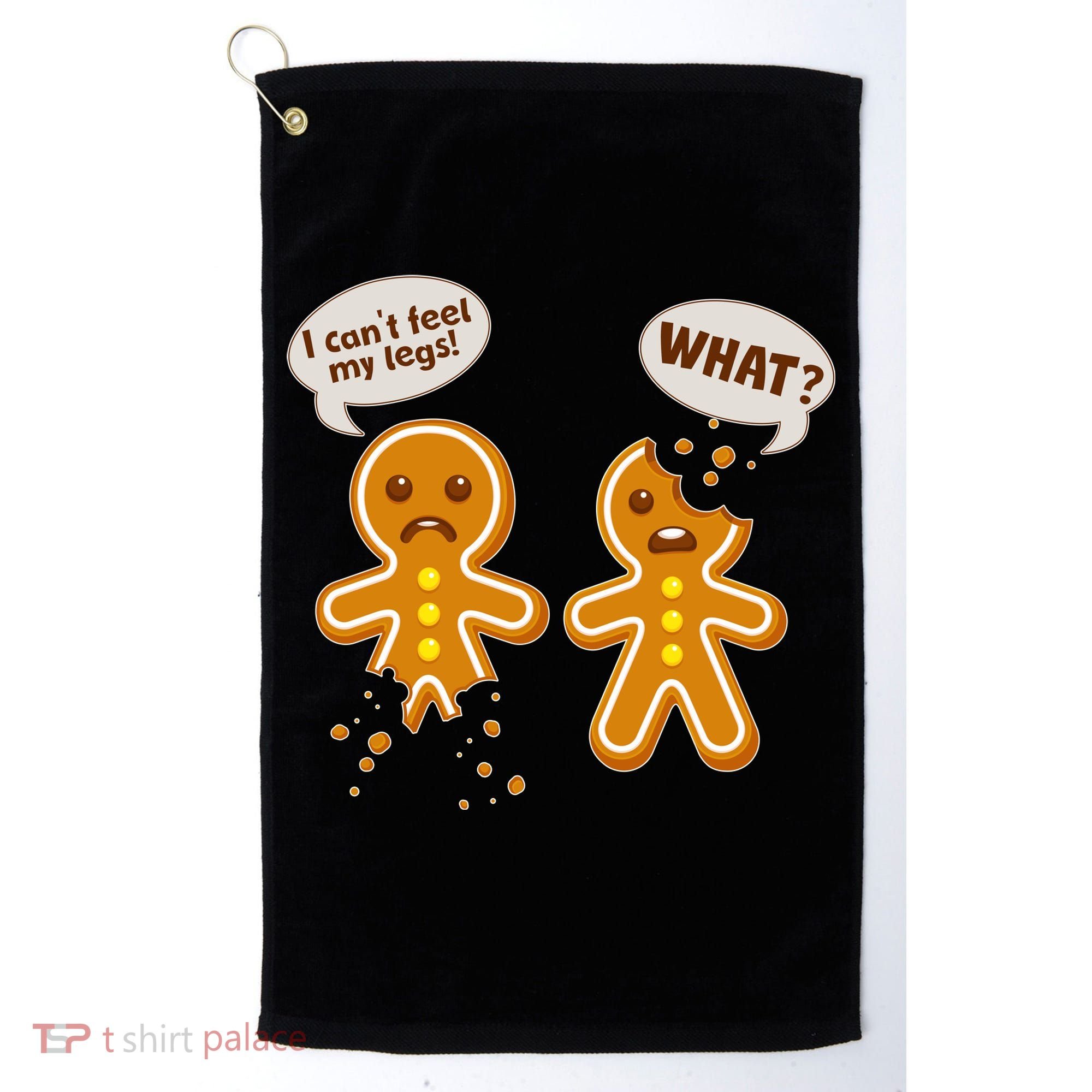 Funny Poor Gingerbread Christmas Cookies Golf Towel