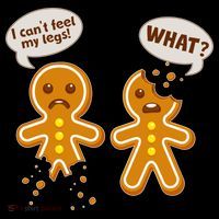 Funny Poor Gingerbread Christmas Cookies Visor thumb 3