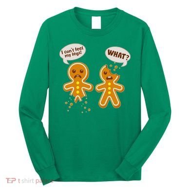 Funny Poor Gingerbread Christmas Cookies Long Sleeve Shirt