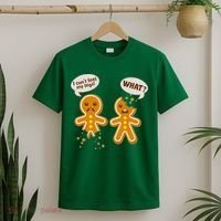 Funny Poor Gingerbread Christmas Cookies T-Shirt thumb 2