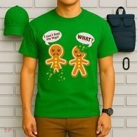 Funny Poor Gingerbread Christmas Cookies T-Shirt thumb 6