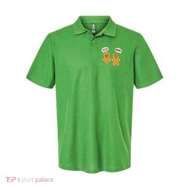 Funny Poor Gingerbread Christmas Cookies Polo