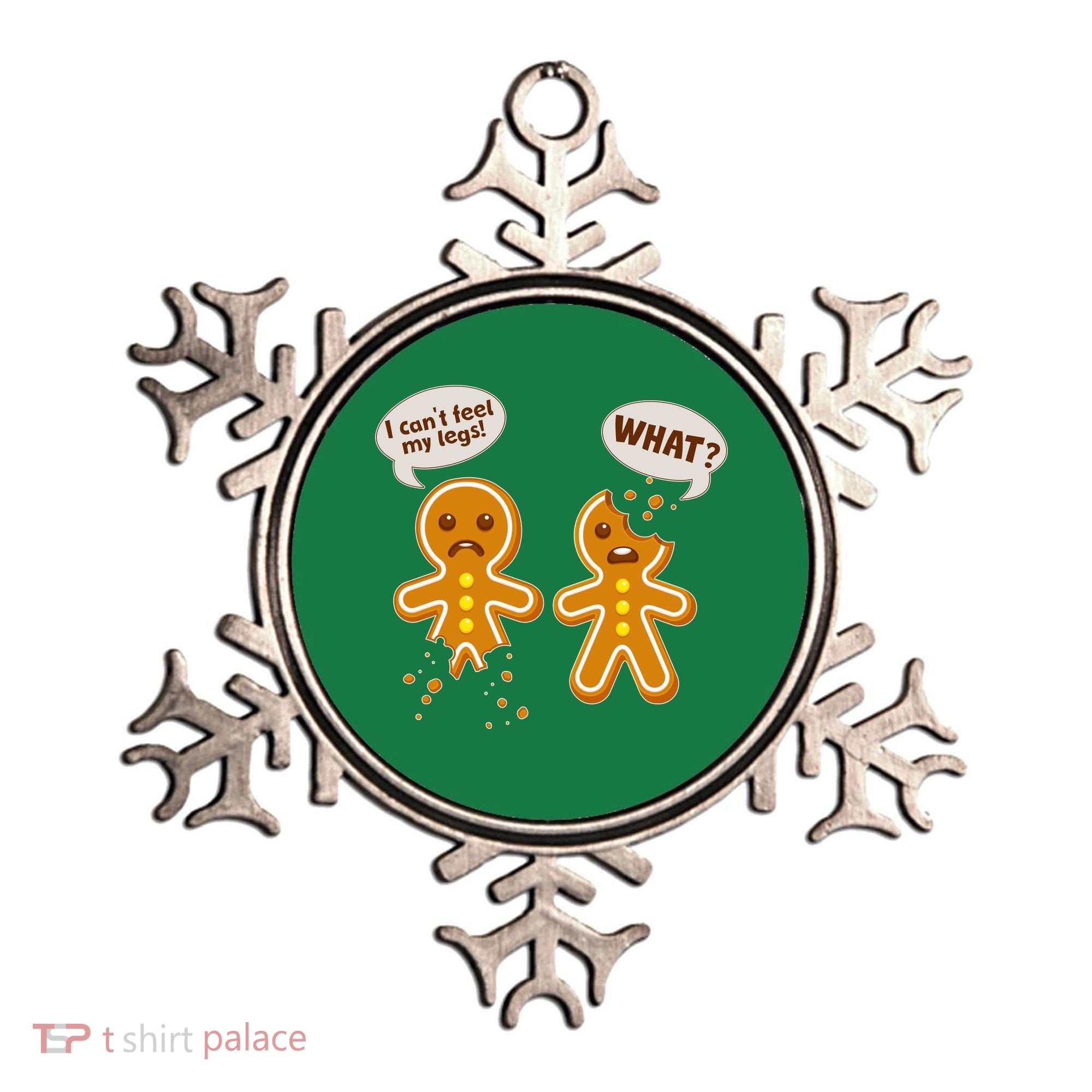 Funny Poor Gingerbread Christmas Cookies Ornament