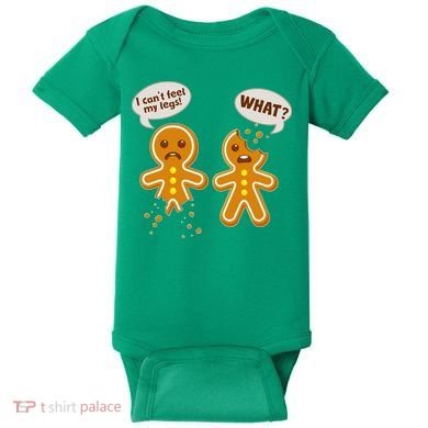 Funny Poor Gingerbread Christmas Cookies Baby Bodysuit