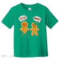 Funny Poor Gingerbread Christmas Cookies Toddler T-Shirt thumb 0