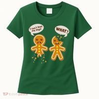 Funny Poor Gingerbread Christmas Cookies Women's T-Shirt thumb 0