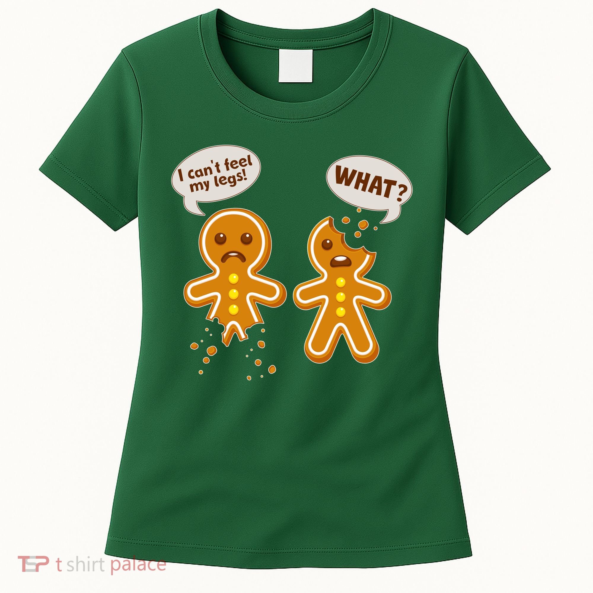 Funny Poor Gingerbread Christmas Cookies Women's T-Shirt