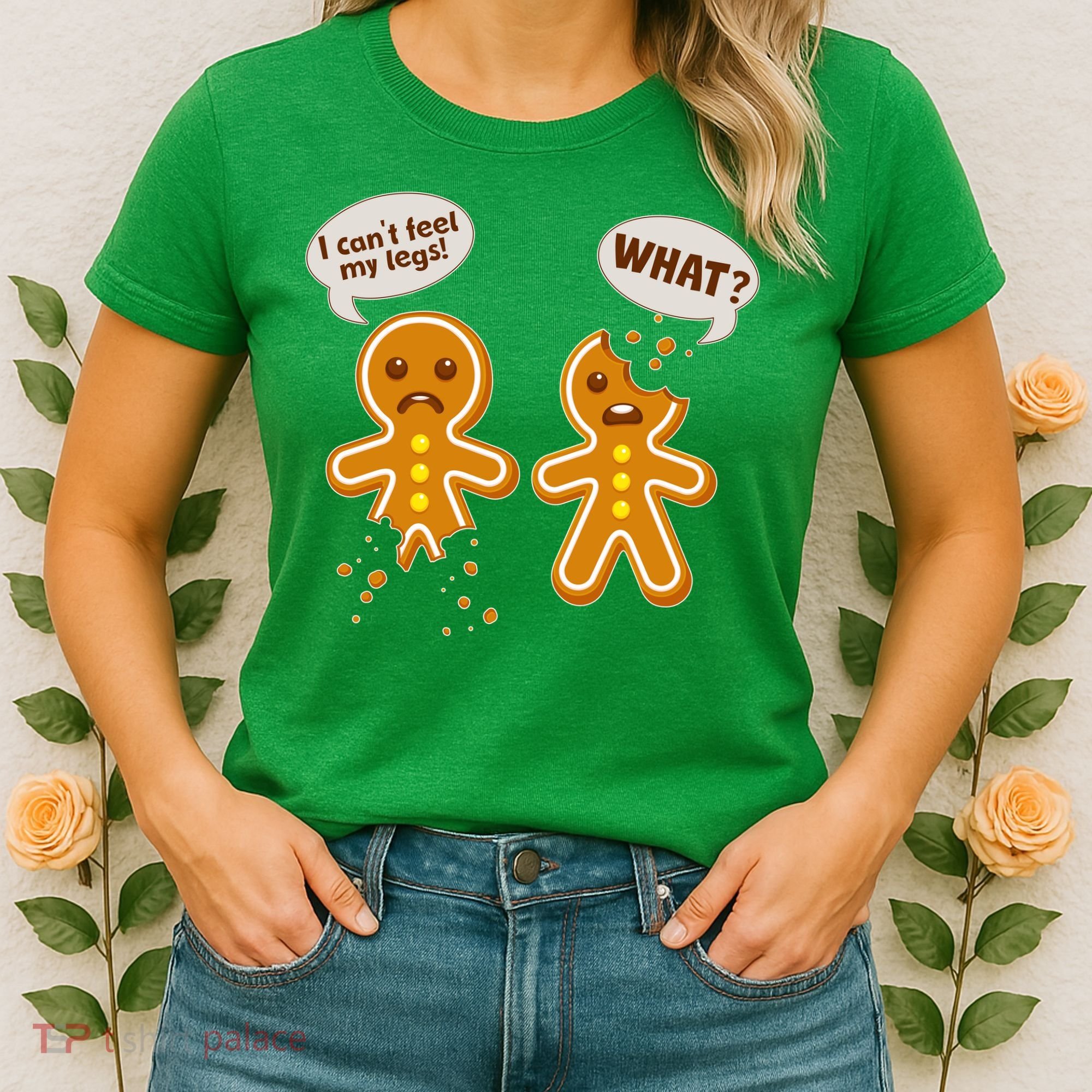 Funny Poor Gingerbread Christmas Cookies Women's T-Shirt