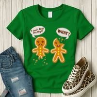 Funny Poor Gingerbread Christmas Cookies Women's T-Shirt thumb 3