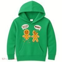 Funny Poor Gingerbread Christmas Cookies Kids Hoodie thumb 0