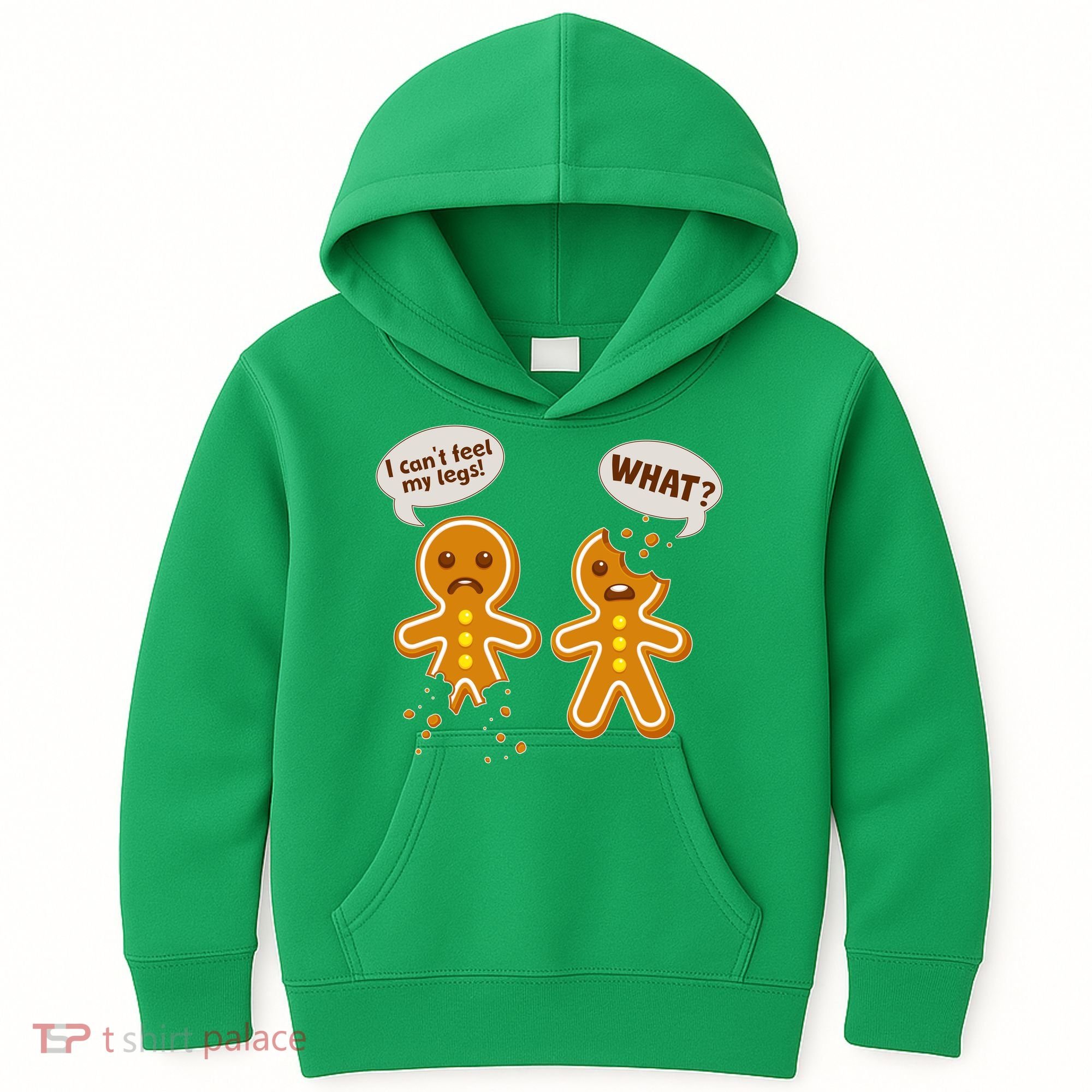 Funny Poor Gingerbread Christmas Cookies Kids Hoodie