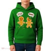 Funny Poor Gingerbread Christmas Cookies Kids Hoodie thumb 4