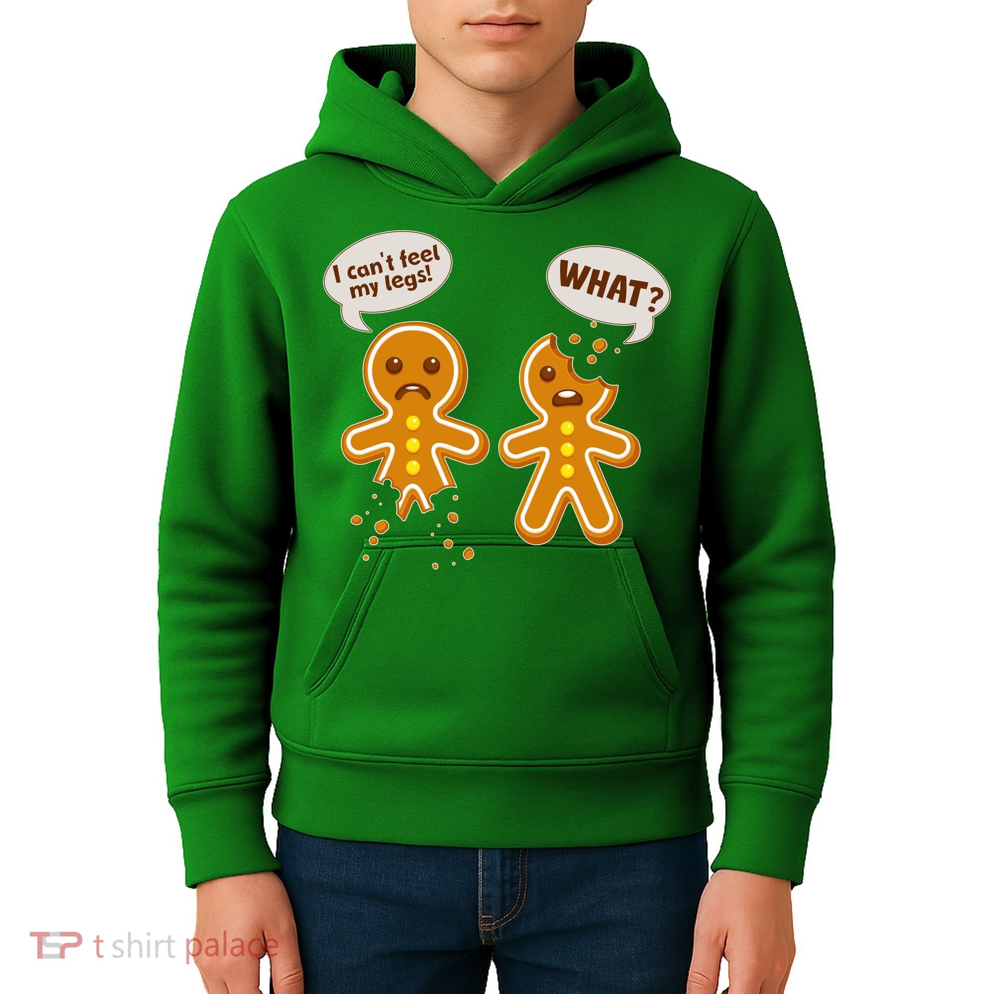 Funny Poor Gingerbread Christmas Cookies Kids Hoodie