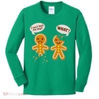 Funny Poor Gingerbread Christmas Cookies Kids Long Sleeve Shirt thumb 0